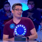 Luis de Lama, durante «La pista musical» en un programa de «Pasapalabra»