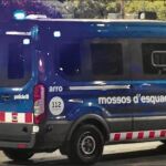 Una furgoneta de los Mossos d'Esquadra