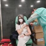 Prosigue el proceso de vacunación del personal sanitario en Galicia.
