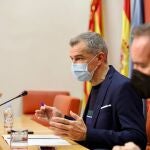 Toni Cantó hoy junto al portavoz de Economía de Ciudadanos en Les Corts