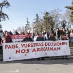 Manifestación del sector de la hostelería en Toledo