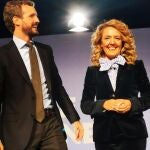 Casado, junto a Teresa Mallada, ha sido implacable con la corrupción