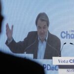 El expresident de la Generalitat, Artur Mas, durante un acto electoral en Tarragona