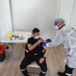 Efectivos de la UME comienzan a recibir la vacuna contra la covid