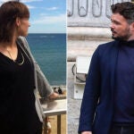 Marta Pagola y Gabriel Rufián.