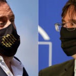 Oriol Junqueras y Carles Puigdemont.