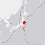 Seísmo cerca de FukushimaUSGS13/02/2021