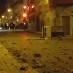 La reacción ciudadana provocó numerosos altercados y destrozos en Linares el sábado
