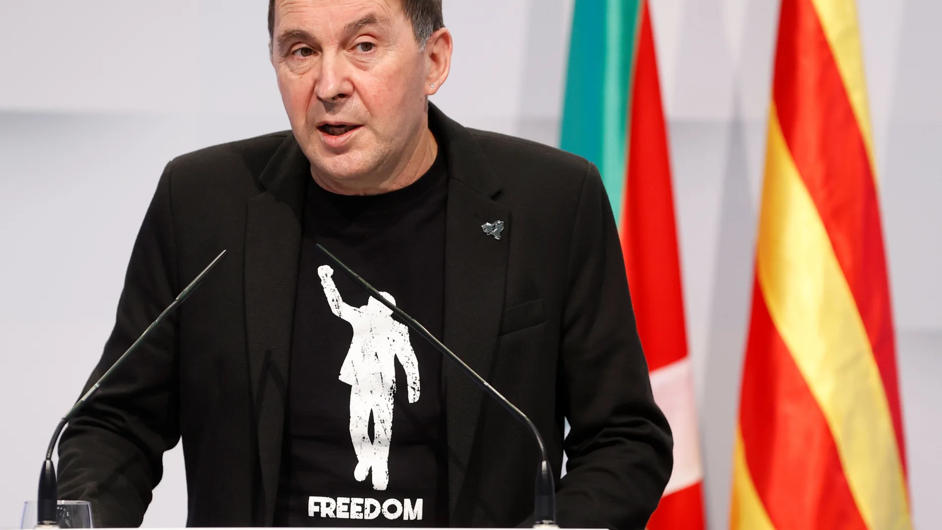 El coordinador general de EH Bildu, Arnaldo Otegi, ha conseguido que el TC suspenda de forma cautelar su juicio pendiente