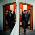 Iván Redondo, en una imagen de archivo, en una rueda de prensa en Moncloa