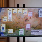 Mapa con la presencia de tropas francesas presentado por el presidente galo Emmanuel Macron en una cumbre del G5 Sahel