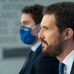 Pablo Casado en el Comité ejecutivo Nacional del PP