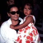LA CANTANTE MARIA DEL MONTE CON CHABELITA PANTOJA EN MALAGAJX/ © KORPA9/08/98 MALAGA