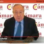 El presidente de la Cámara de Comercio de España, José Luis Bonet.