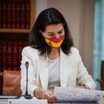 La portavoz de Vox en la Asamblea de Madrid, Rocío Monasterio,