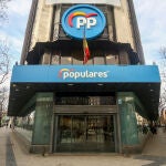 Sede nacional del Partido Popular en la calle Génova