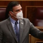 El presidente del Gobierno, Pedro Sánchez,