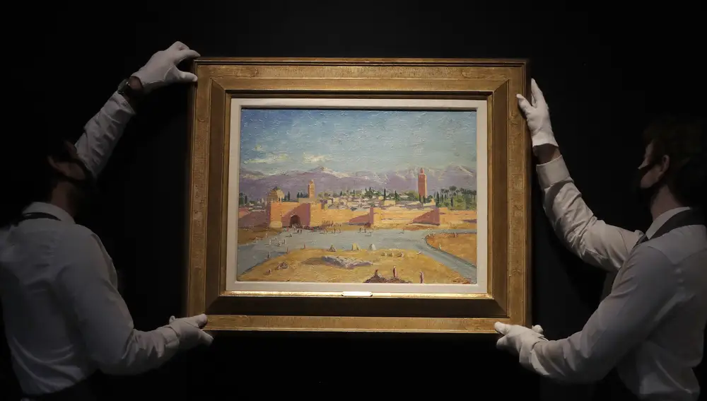 Angelina Jolie vende por 9,6 millones de euros el cuadro que Churchill regaló a Roosevelt