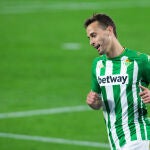 Sergio Canales con el Real Betis.