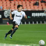 Kang in Lee con el Valencia.