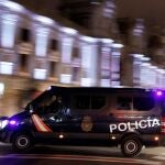 Furgón de la Policía Nacional