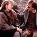Mia Farrow y Woody Allen en &laquo;Delitos y faltas&raquo; (1989)