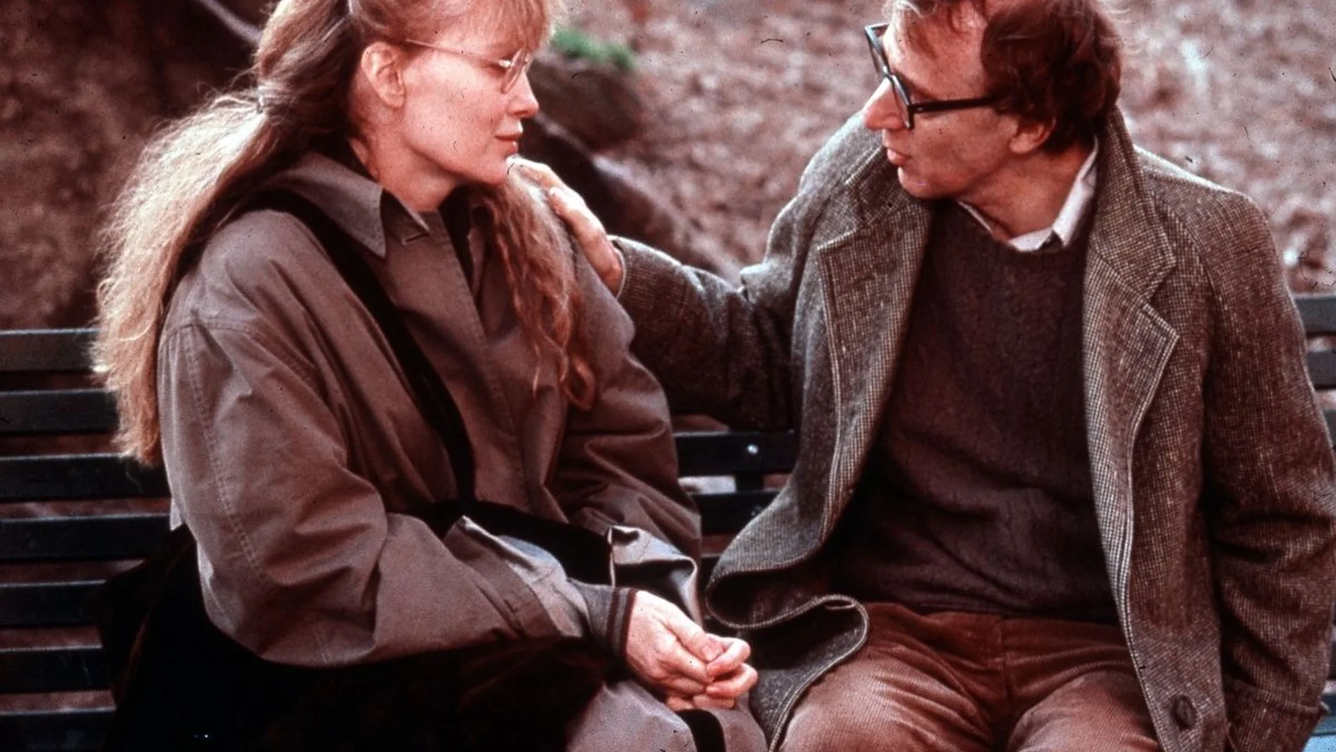 Mia Farrow y Woody Allen en «Delitos y faltas» (1989)