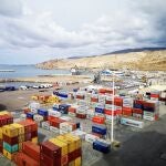 Terminal de contenedores del puerto de Almería