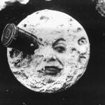 La icónica escena de la película de Georges Mèliés «Viaje a la luna» (1902)