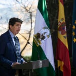 El vicepresidente de la Junta de Andalucía, Juan Marín