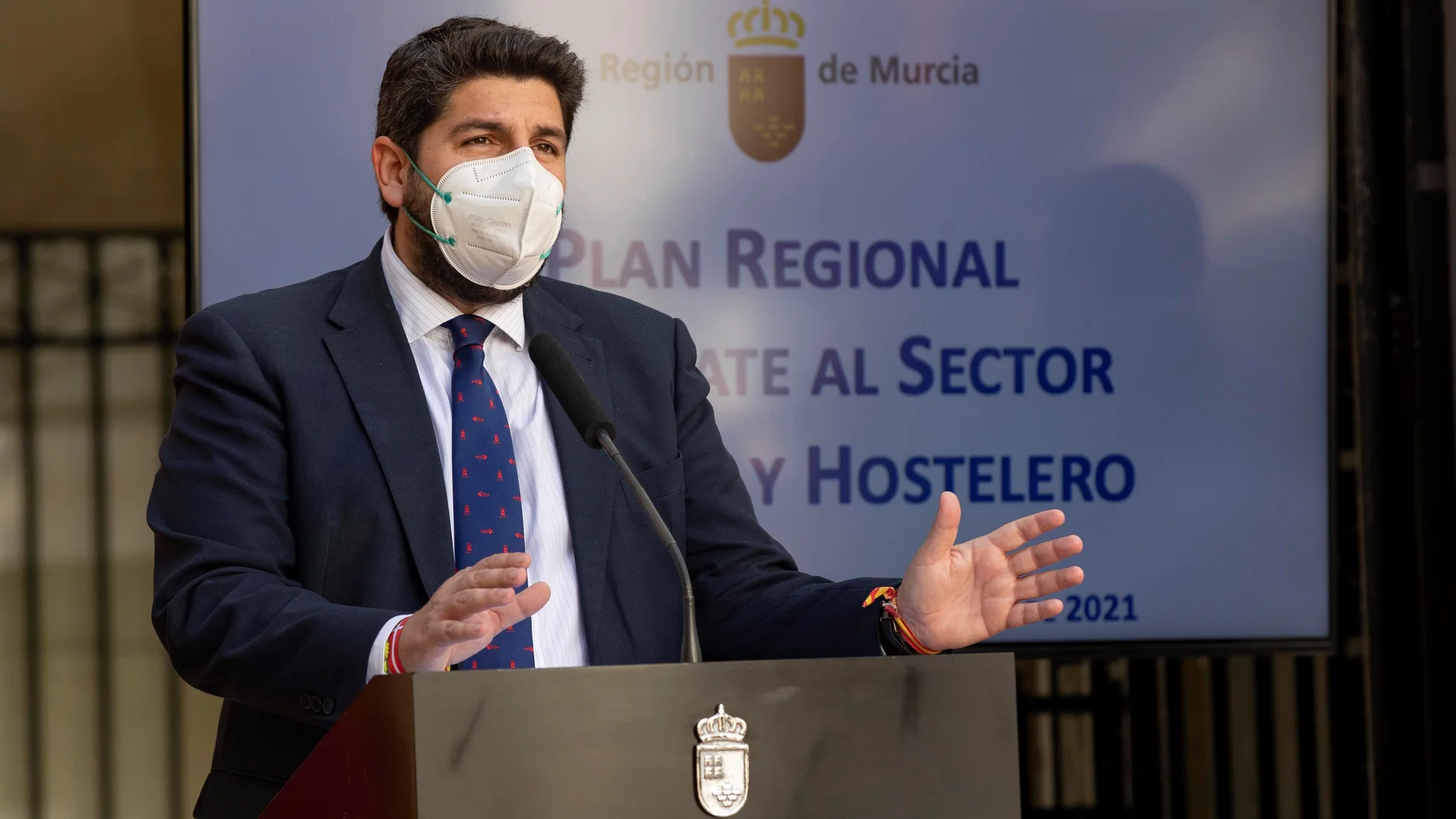 El presidente de la Comunidad de Murcia Fernando López Miras