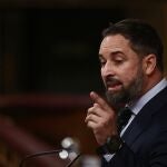 El líder de Vox, Santiago Abascal