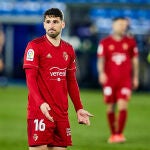 Jonathan Calleri con Osasuna.