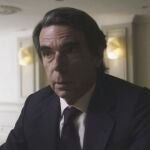 José María Aznar durante la entrevista en el programa 'Lo de Évole'.