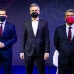 Toni Freixa, Víctor Font y Joan Laporta , candidatos a la presidencia del Barcelona.