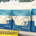 Mascarillas FFP2, en el lineal de Mercadona