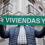 Imagen de archivo de la asociaicón Amics del Carme que también pide más vivienda pública en el barrio.