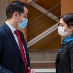 Isabel Díaz Ayuso e Ignacio Aguado ofrecen una rueda de prensa para presentar el borrador de los presupuestos para el año 2021