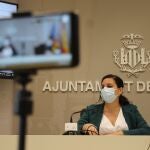 La vicealcaldesa de València, Sandra Gómez, en una imagen de archivo.