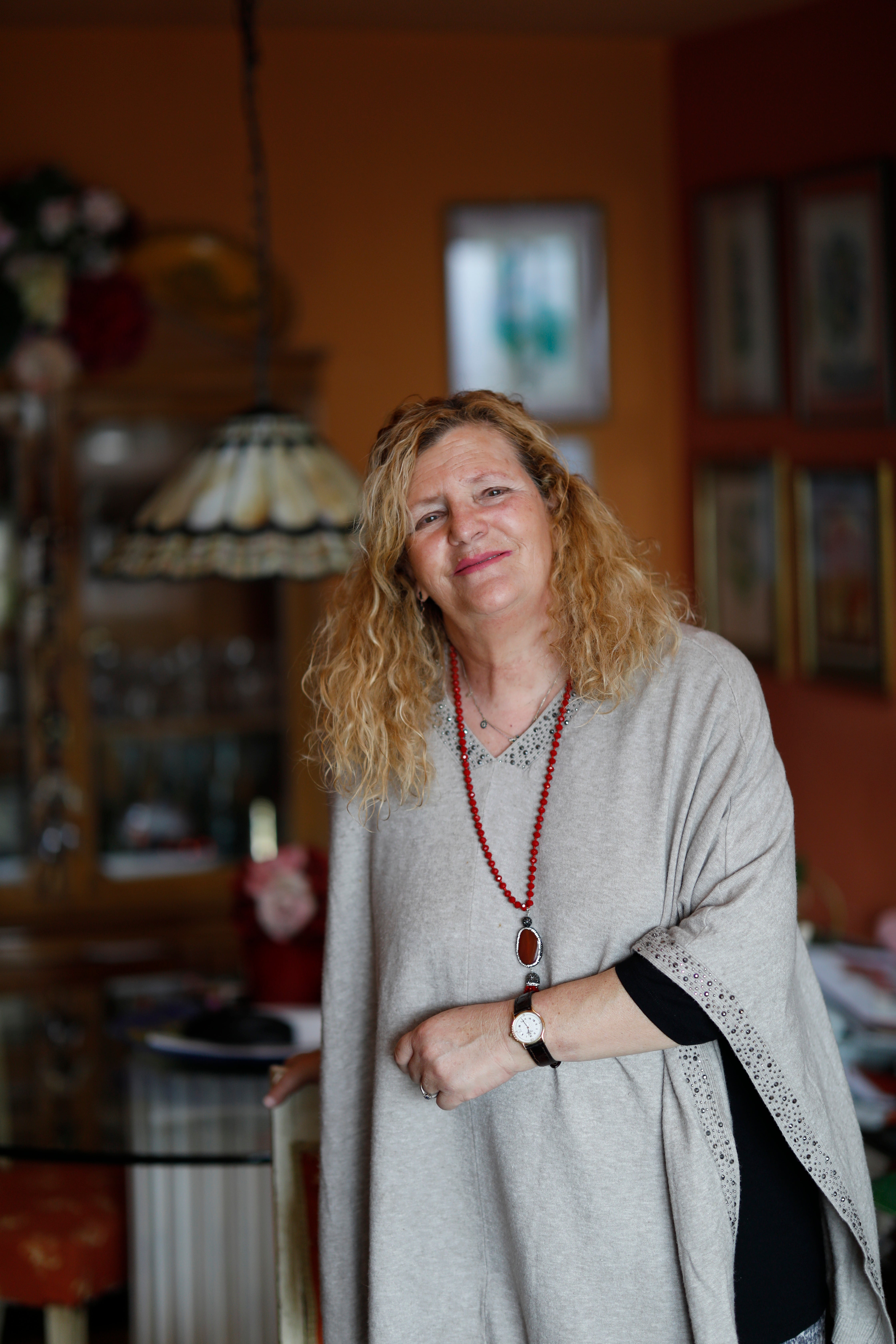 Blanca de Borbón en su casa de San Lorenzo del Escorial.