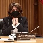 La Fiscal General del Estado, Dolores Delgado, a su llegada a una Comisión de Justicia celebrada en el Congreso de los Diputados, en Madrid, (España), a 2 de marzo de 2021