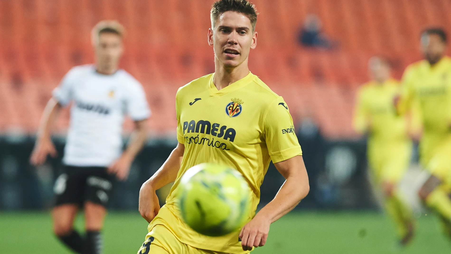 Juan Foyth con el Villarreal.