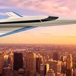 El avión supersónico S-512 volará de Londres a Nueva York en menos de dos horas