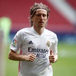 Luka Modric con el Real Madrid.