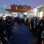 Actuación de la Policía Nacional en el desmantelamiento de fiestas ilegales en Madrid en marzo del pasado año