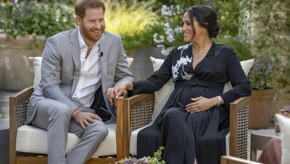 El príncipe Harry y Meghan Markle, entrevistados por Oprah Winfrey