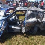 Así de calcinado quedó el coche de Testaseca