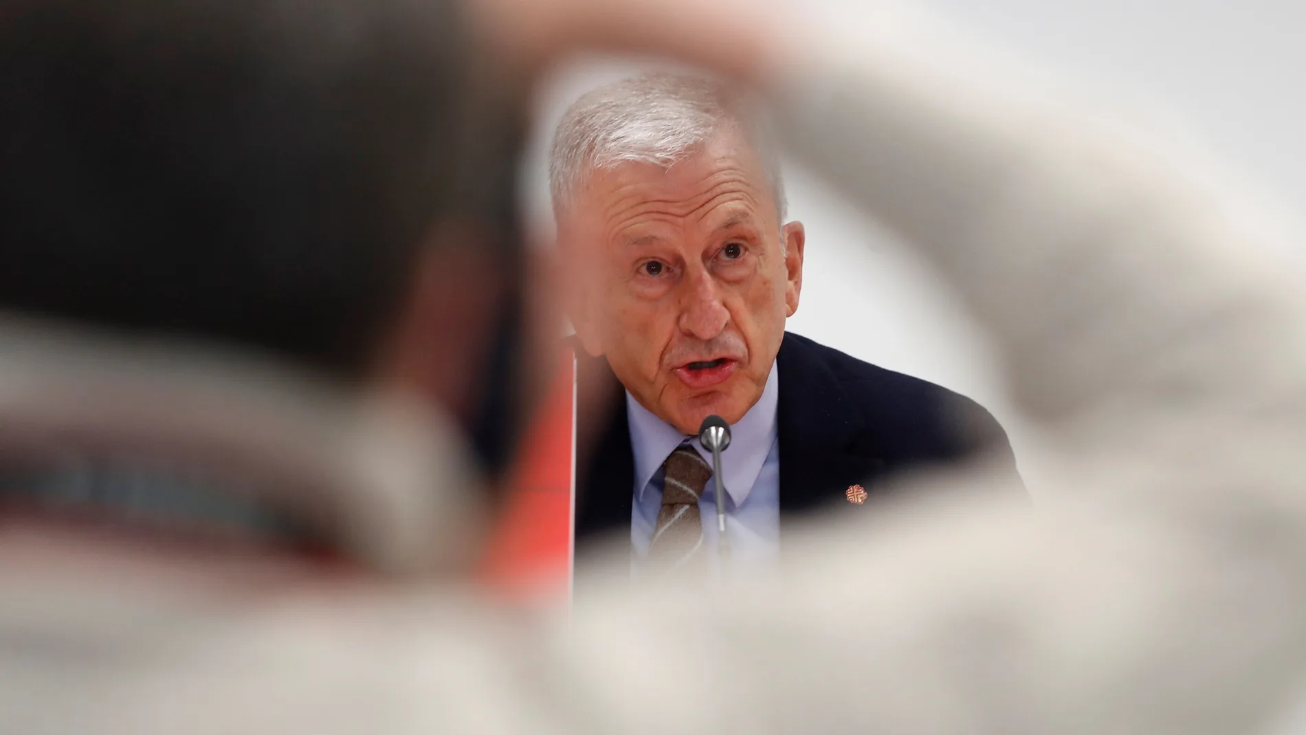 Manuel Bretón, presidente de Cáritas España, hizo ayer balance de este difícil año