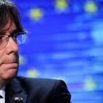 Carles Puigdemont en una de las últimas sesiones del Parlamento europeo