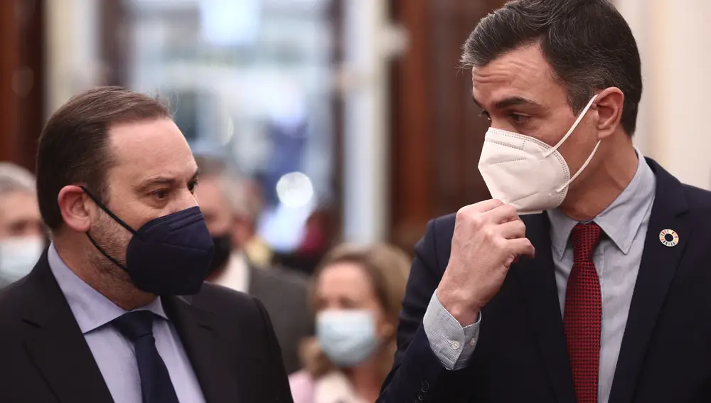 José Luis Ábalos y Pedro Sánchez